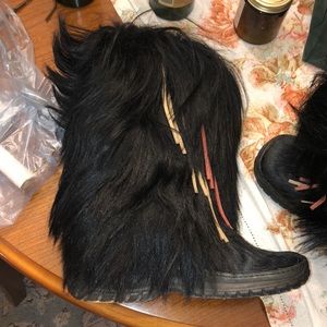 Pajar Fur Ski Boots Size 8